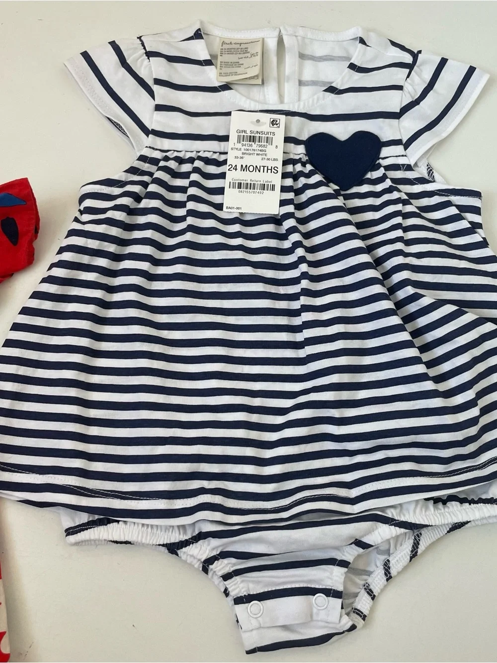 Baby girl 2T cotton Next floral dress and New coastal first impression sunsuit